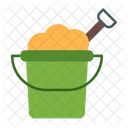 Sand Bucket Bucket Sand Icon