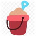 Sand Bucket Bucket Scoop Icon