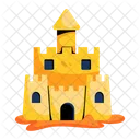 Sand Castle Sand Fort Sand Palace Icon