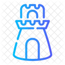 Sand Castle Building Toy Icon