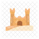Sand Castle Beach Castle Sand Sculpture Icon