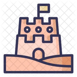 Sand Castle  Icon