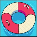 Rubber Ring Marine Safety Icon