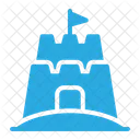 Sand Castle Childhood Children Icon