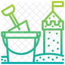 Beach Sand Castle Icon