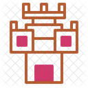 Castle Summer Beach Icon