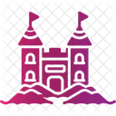 Sand Castle Castle Fantasy Icon