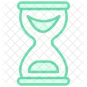 Sand Clock Duotone Line Icon Icon
