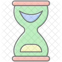 Sand Clock Lineal Color Icon Icon