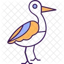 Sand Curlew Sandpiper Scolopacidae Icon