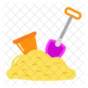 Sand digging  Icon