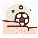 Sandfußball  Symbol