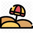 Sand Beach Granules Icon