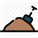 Sand Beach Granules Icon
