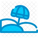 Sand Beach Granules Icon