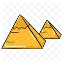 Sand Pyramid Egypt Pyramid Desert Monument Icon