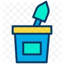 Sand Toy Sand Equipment Bucket Icon