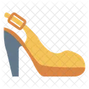 Sandal Heel Footwear Icon