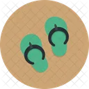 Sandalen Strand Reisen Symbol