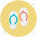 Sandals Beach Flipflops Symbol