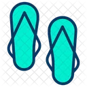 Sandalen Hausschuhe Flipflops Symbol