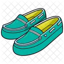 Sandalias de alpargata sin cordones azules Zapatos  Icono