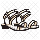 Calzado Icono Estilo Plano Icono