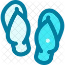Sandals Beach Slippers Icon
