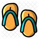 Sandals Footwear Slippers Icon