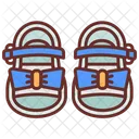 Sandals Shoes Slippers Icon