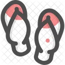 Sandals Beach Slippers Icon