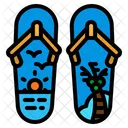 Sandals Flip Flops Icon