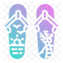 Sandals Flip Flops Icon
