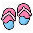 Sandals Flip Flops Slippers Icon