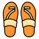 Sandals Feminine Woman Icon