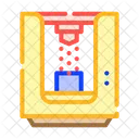 Sandblasting Chamber Color Icon