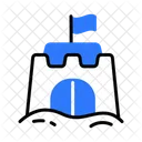 Sandcastle Beach Sand Icon