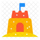 Sandcastle Beach Sand Icon