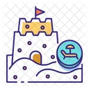 Sandcastle Sand Castle Icon