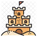 Sandcastle Sand Building Beach Icon