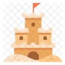 Sandcastle Sand Building Beach Icon