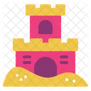 Beach Sand Castle Icon