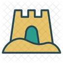 Sandcastle Beach Sand Icon