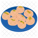 Sandesh Bengali Cuisine Indian Sweets Icon