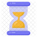 Vintage Timer Sandglass Sand Clock Icon