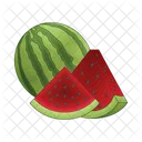 Sandia Comida Saludable Icon