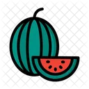 Sandia Fruta Fruta Viburnum Icon