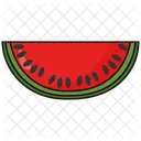 Sandia Los Alimentos Frutas Icono