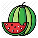 Sandia Fruta Rodaja De Sandia Icono