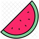 Verano Sandia Fruta Icono